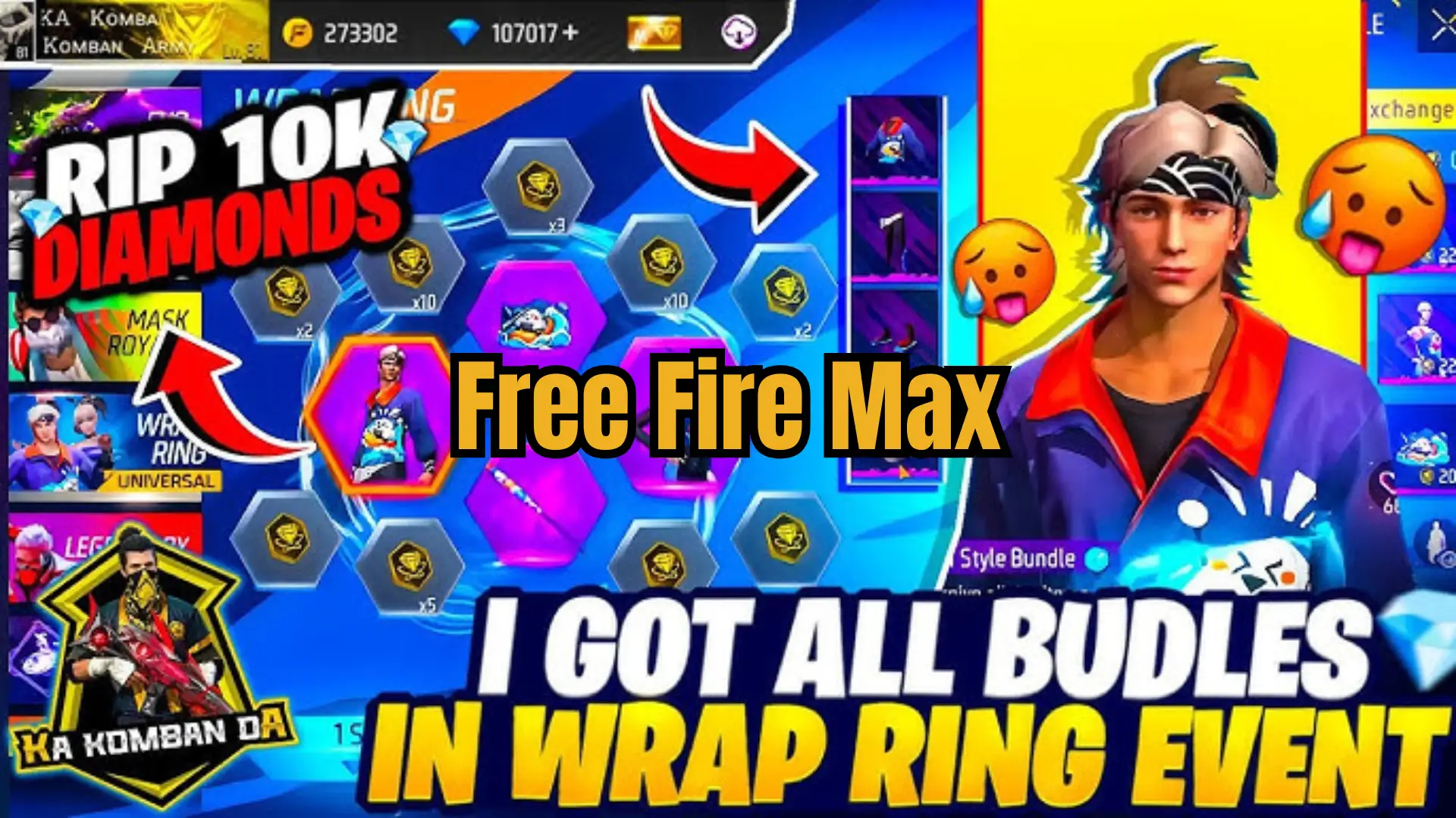 Free Fire Max Wrap Ring Event: स्टाइलिश बंडल्स और एक्सक्लूसिव रिवॉर्ड्स, अब आपका कैरेक्टर दिखेगा सबसे अलग