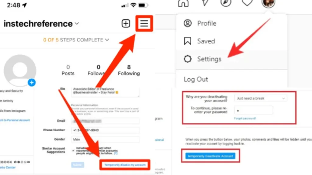 How to Delete or Deactivate Instagram Account: Step-by-step guide in Hindi