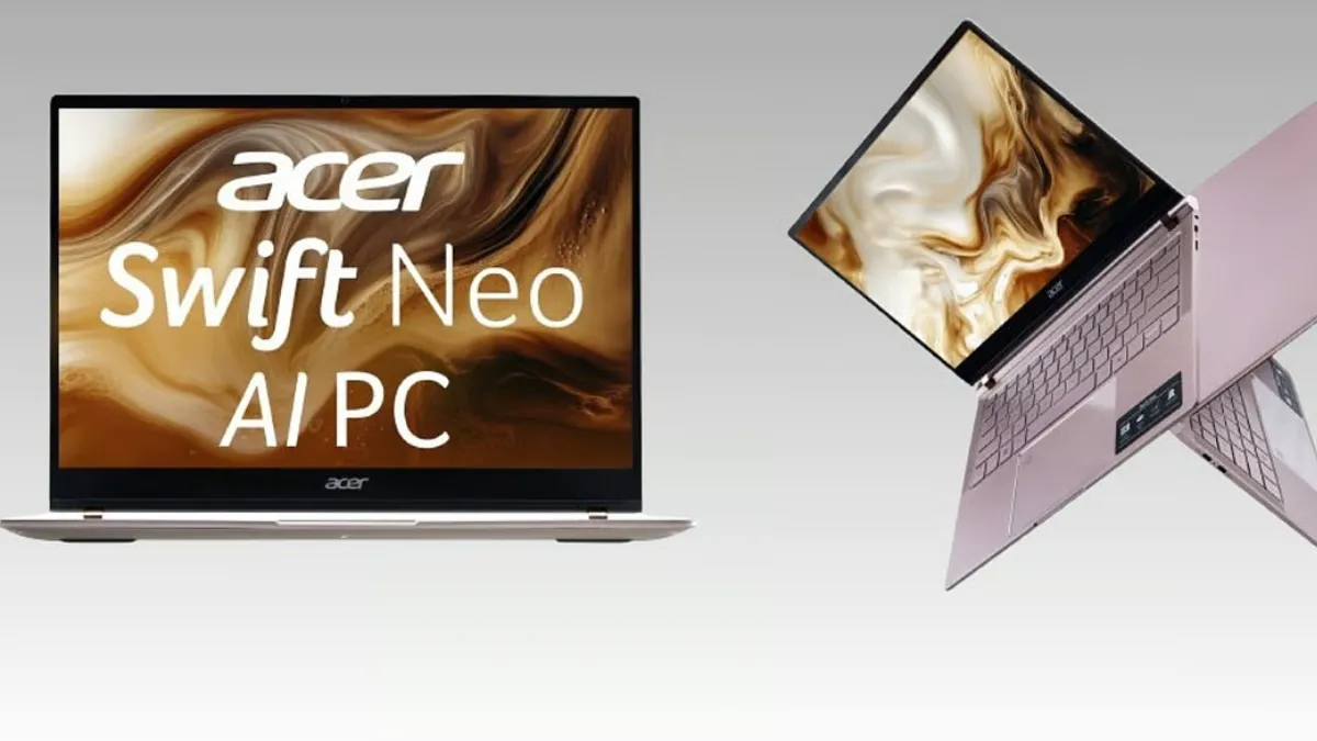 Acer Swift Neo लैपटॉप भारत में लॉन्च, OLED डिस्प्ले, AI फीचर्स, Intel Core Ultra 5 प्रोसेसर के साथ