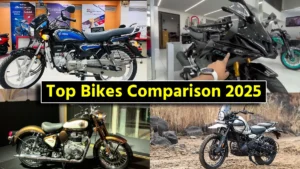 Top Bikes Comparison 2025: जानिए कौन-सी बाइक है बेस्ट? हर सेगमेंट की बाइक की पूरी जानकारी