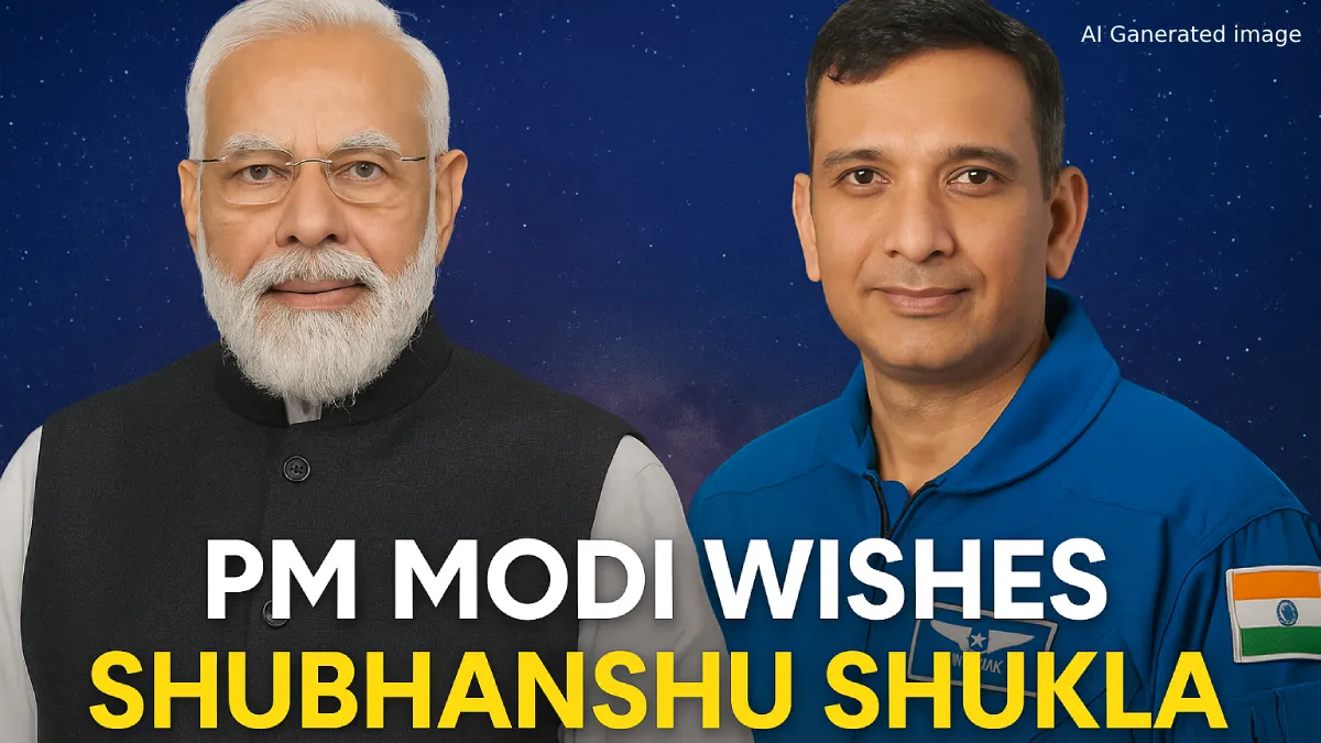 PM Modi ने Shubhanshu Shukla को ISRo में पहली उड़ान की शुभकामनाएं दीं — इतिहास रचा Axiom‑4 मिशन!