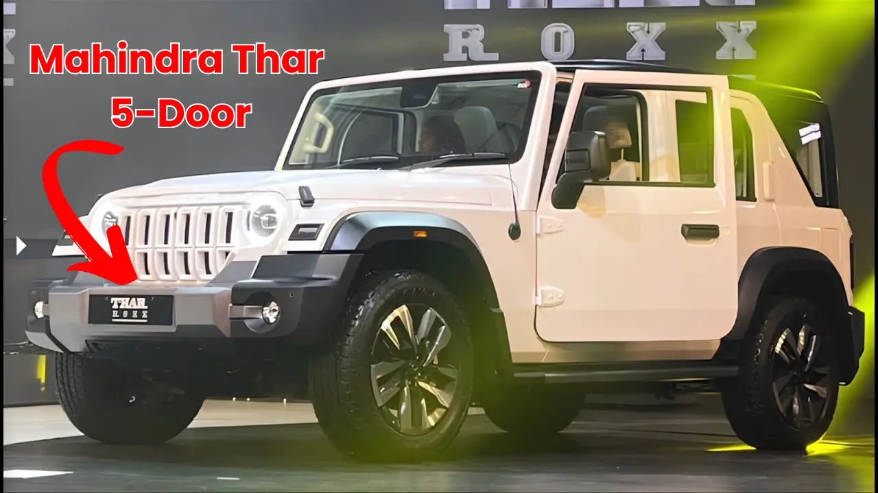 Mahindra Thar 5-Door की लॉन्च डेट से पहले ही मचा तहलका! जानिए नए मॉडल की सारी डिटेल्स