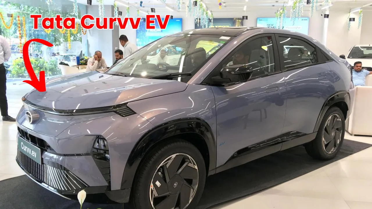 Tata Curvv EV लॉन्च होते ही मचा धमाका! 500km रेंज और स्टाइलिश लुक से चुराए दिल – जानें कीमत और फीचर्स