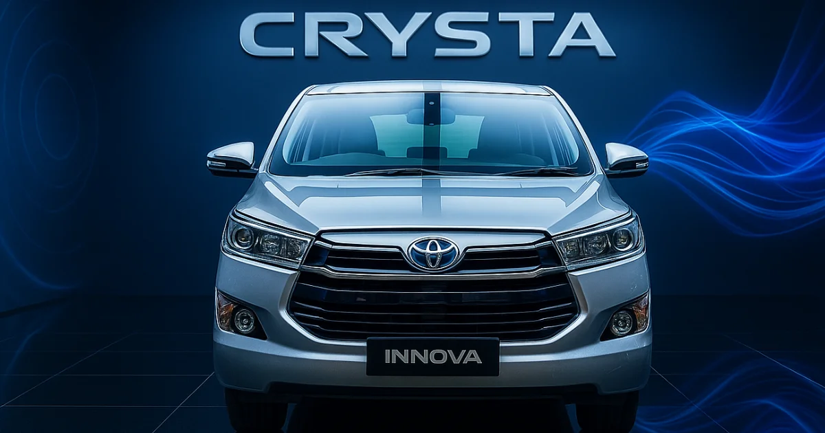 Toyota Innova Crysta 2025 लॉन्च – अब मिलेगा डीज़ल इंजन, स्मार्ट फीचर्स और प्रीमियम लुक